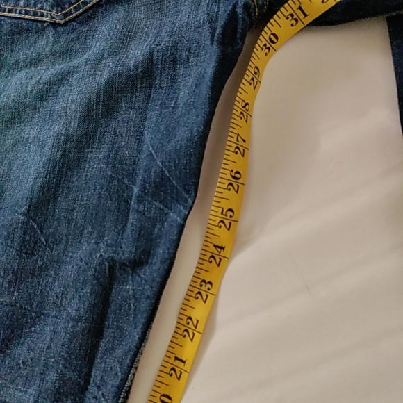 🎁 Mens Levis 502 Regular Taper Jeans Denim Distressed ripped Jeans size 29 X 29 - Picture 13 of 15